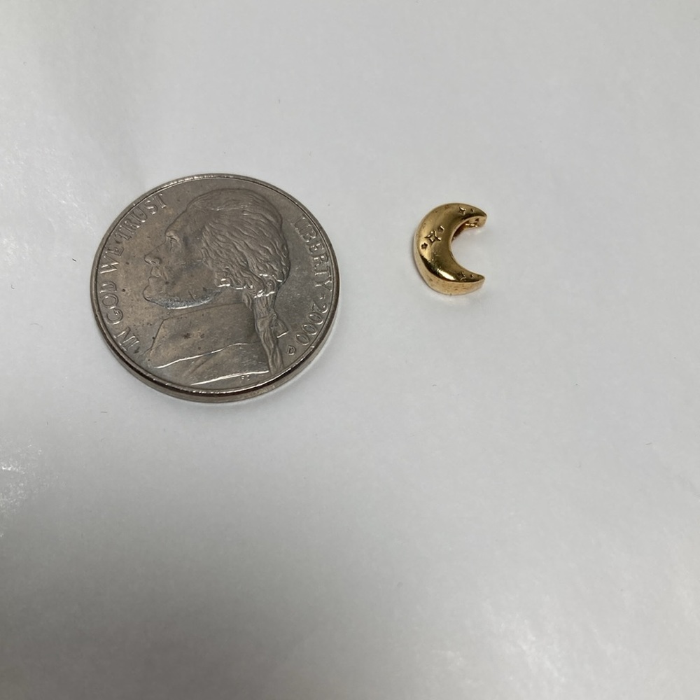 Crescent Moon Slider Charm - Picture 3 of 6